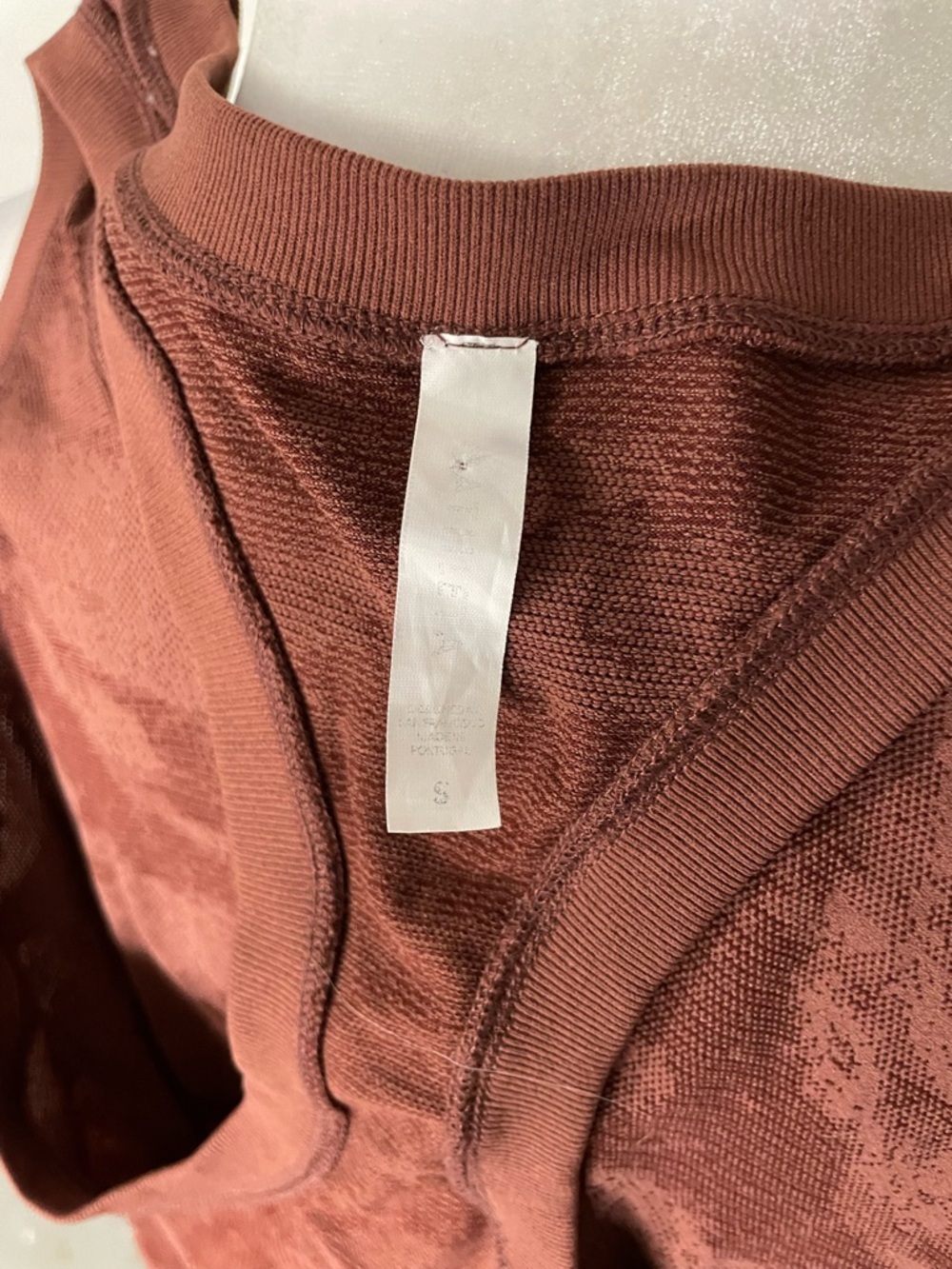 Athleta Ribbed Longline Tank - Deep Rust - Picture 3 of 4